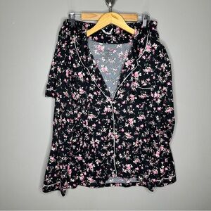 Flora Floral Pajama Set with Pink Flowers